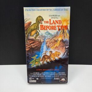 The Land Before Time VHS 1988 Don Bluth MCA Universal Dinosaur Classic Movie VTG